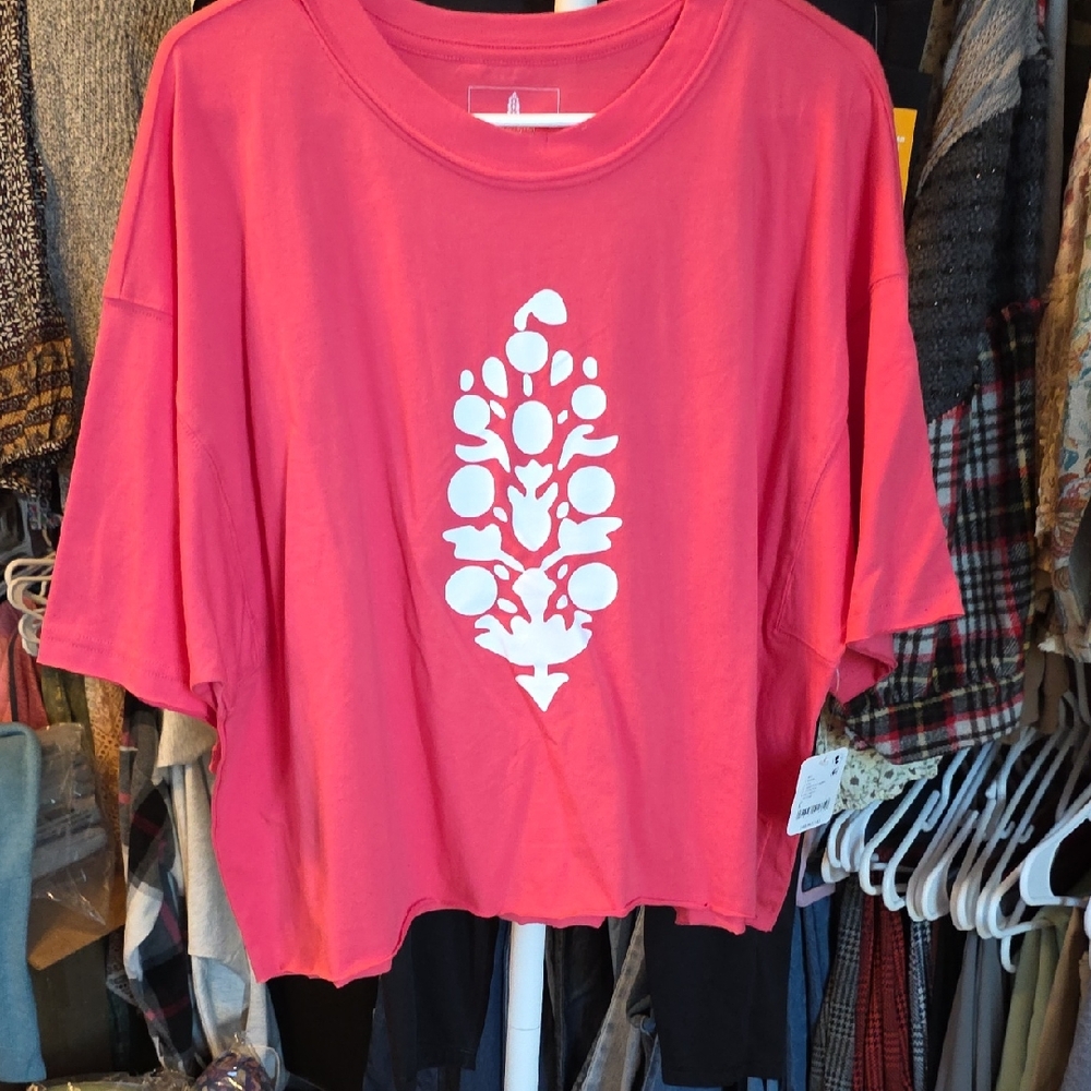 FP Movement by Free People Coral Graphic Tee